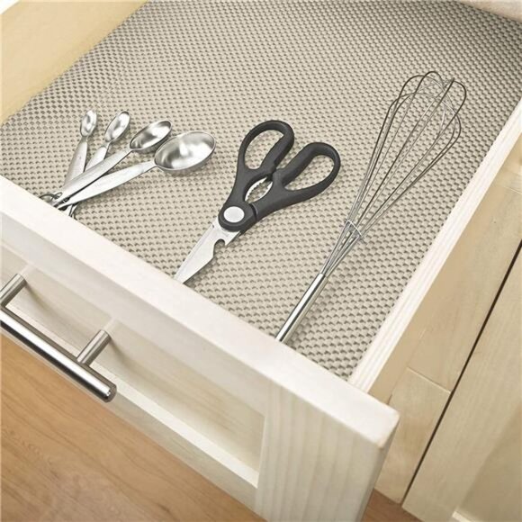 Smart Design Premium Grip Shelf Liner - 12 Inch x 20 Feet - Non Adhesive - Picture 2 of 6